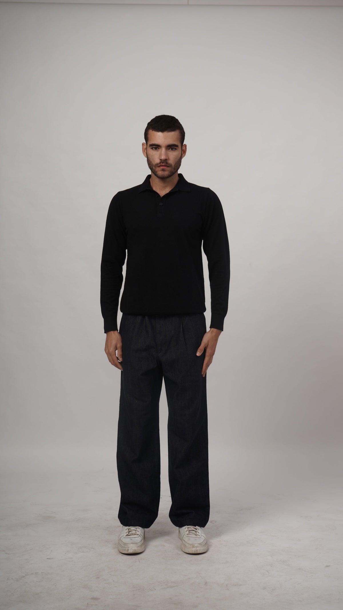 Vislon Long Sleeve Tee - Black