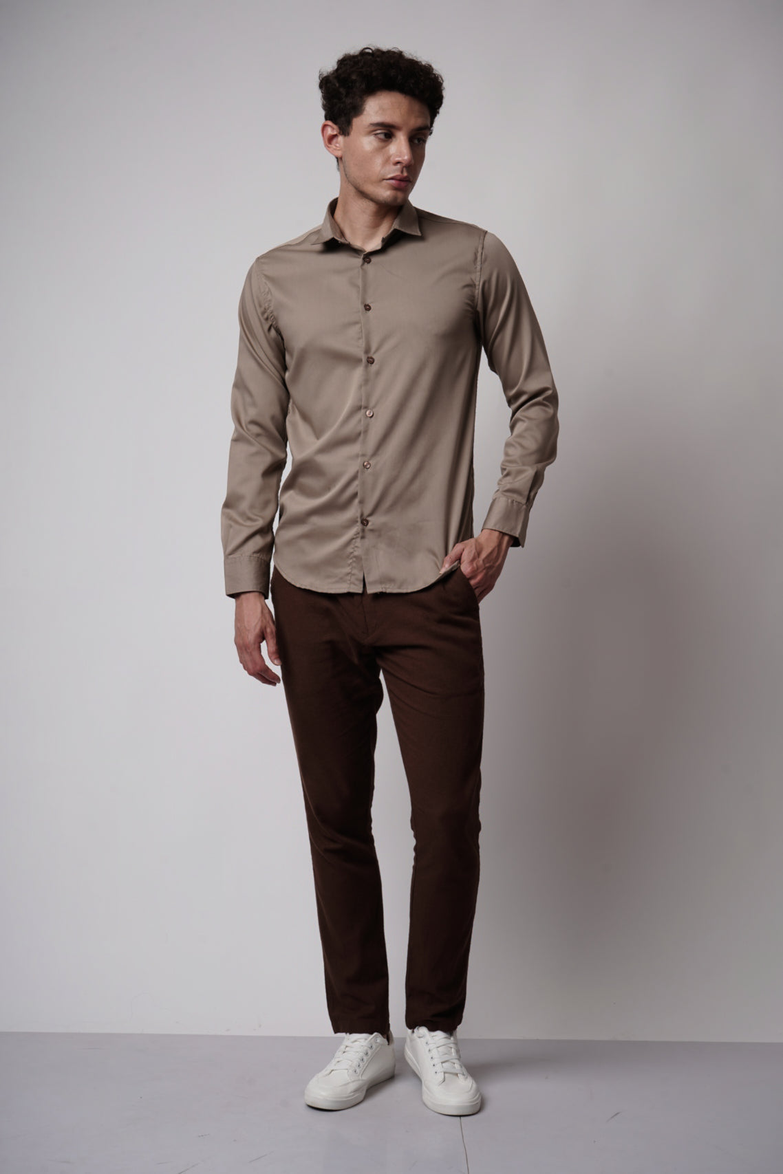 RELAXED SATIN SHIRT